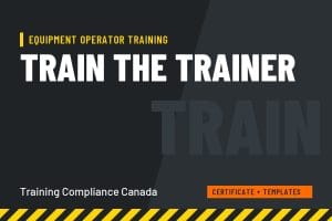 Train the Trainer: Equipment Operator Training online course